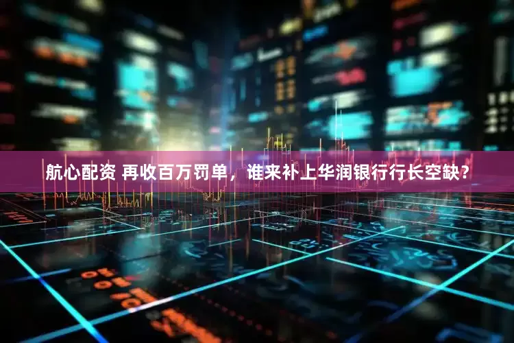 航心配资 再收百万罚单，谁来补上华润银行行长空缺？